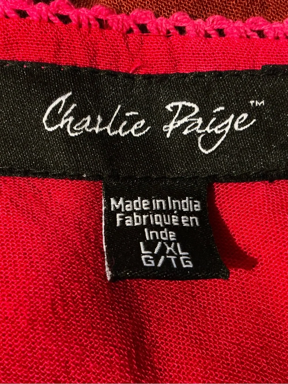 Charlie Paige Colorful Flowy Embroidered Tunic Top Beachy Vacation Cruise - Picture 11 of 13